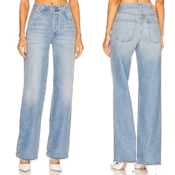 Citizens of Humanity Annina Wide Leg Jeans Women’s Size 23 Crescent Wash - Picture 1 of 10